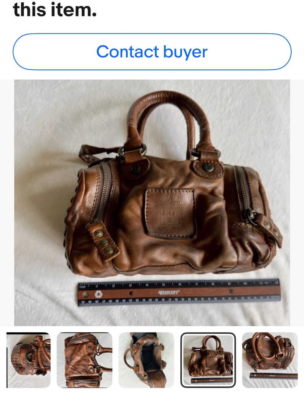 Frye Brooke mini speedy handbag - Picture 9 of 10